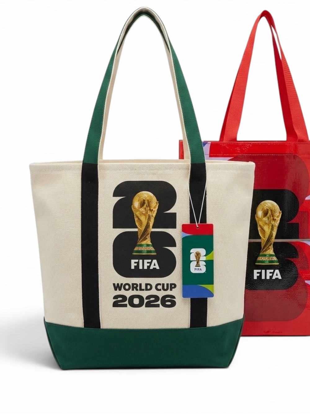 FIFA World Cup 2026 Official Licensed Canvas W/ Embroidery & Tote Bag Set